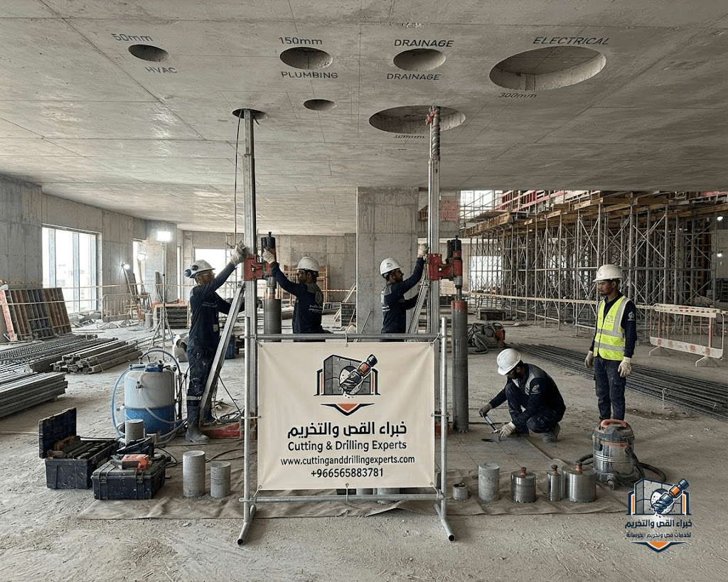   ما أفضل معدات تخريم الخرسانة بجدة؟ | خبراء القص والتخريم | 0565883781    