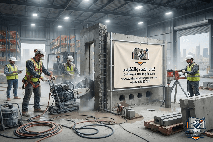  مؤسسة قص خرسانة في جدة | 0565883781 خصم 40% | خبراء القص والتخريم     