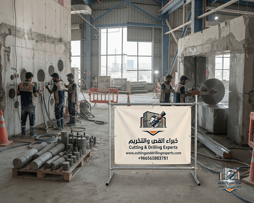  ما الفرق بين تخريم وقص الخرسانة بجدة؟ | خبراء القص والتخريم 0565883781     