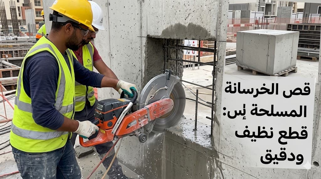 قص الخرسانة المسلحة بالماس في السعودية - 0565883781 - نموذج 2