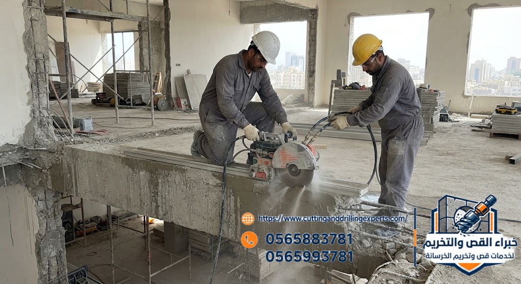 قص خرسانة كمرات بجدة | خبراء القص والتخريم 0565883781