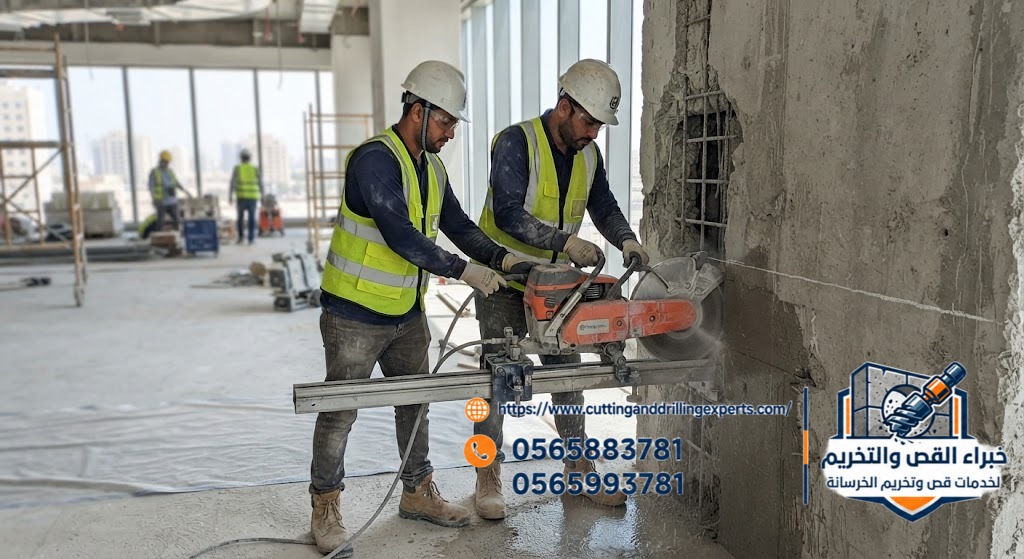 قص وتخريم خرسانة بجدة للمشاريع التي تحتاج تعديل مسارات الخدمات | وفر 10% | خبراء القص والتخريم | خبراء القص والتخريم