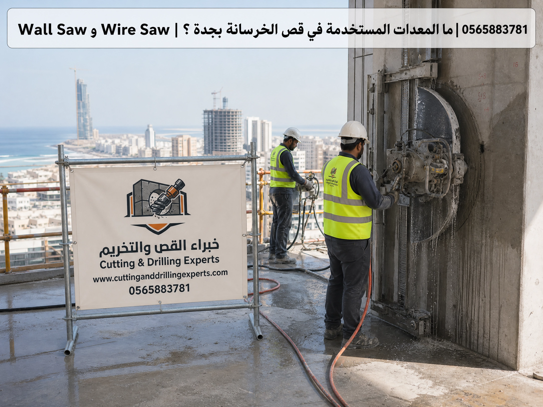 ما المعدات المستخدمة في قص الخرسانة بجدة؟ | Wall Saw وWire Saw | 0565883781