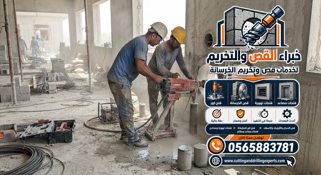 تخريم الخرسانة للمشاريع الصغيرة في جدة