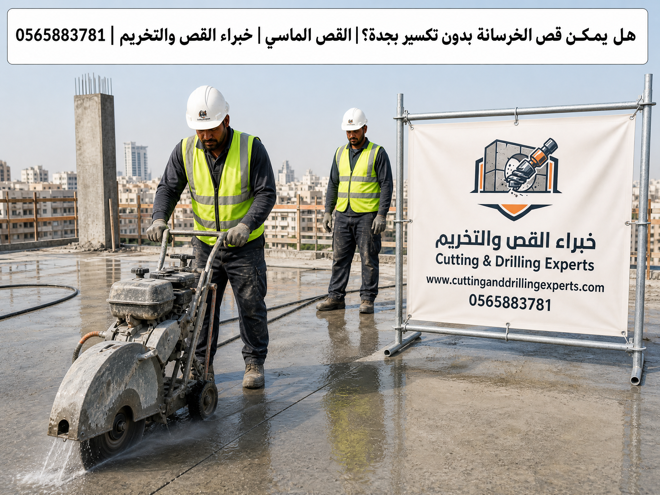 هل يمكن قص الخرسانة بدون تكسير بجدة؟ | القص الماسي | خبراء القص والتخريم | 0565883781