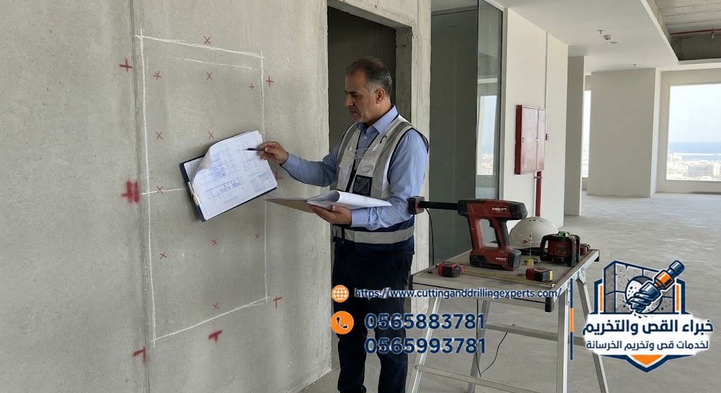 متى تحتاج فتحة الخرسانة الى مراجعة مهندس انشائي؟ | جدة